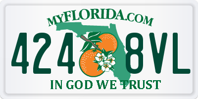 FL license plate 4248VL