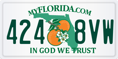 FL license plate 4248VW