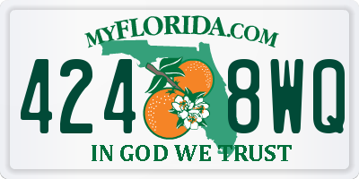 FL license plate 4248WQ