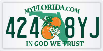 FL license plate 4248YJ