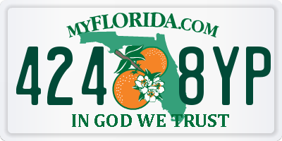 FL license plate 4248YP