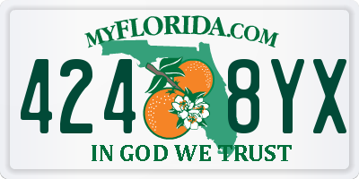 FL license plate 4248YX