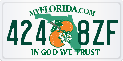FL license plate 4248ZF