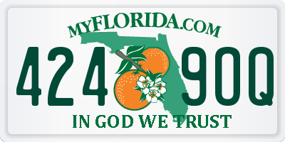 FL license plate 4249OQ