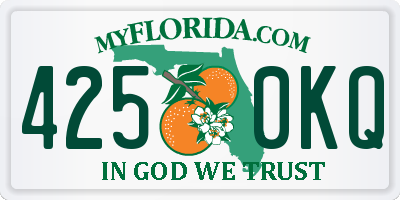FL license plate 4250KQ