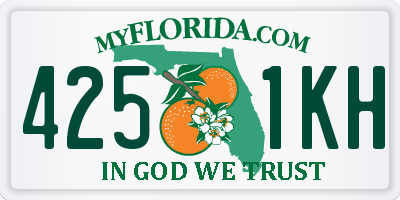 FL license plate 4251KH