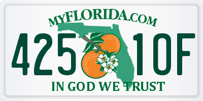 FL license plate 4251OF