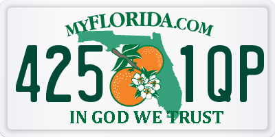 FL license plate 4251QP