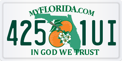 FL license plate 4251UI