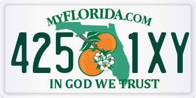 FL license plate 4251XY