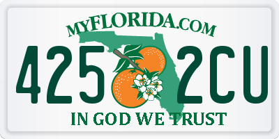 FL license plate 4252CU