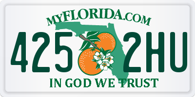 FL license plate 4252HU