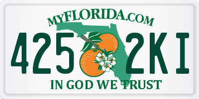 FL license plate 4252KI