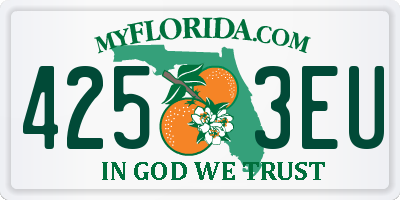 FL license plate 4253EU