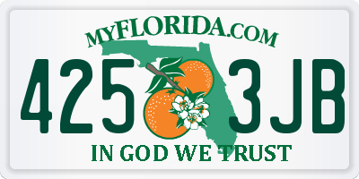 FL license plate 4253JB