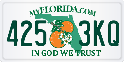 FL license plate 4253KQ