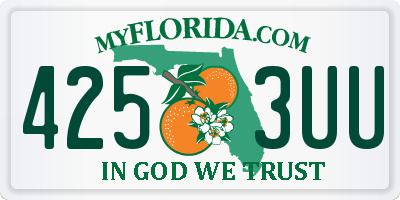 FL license plate 4253UU