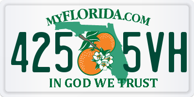 FL license plate 4255VH