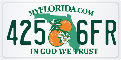 FL license plate 4256FR