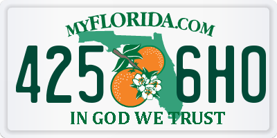FL license plate 4256HO