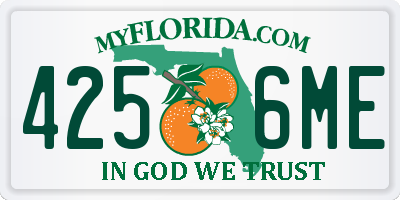FL license plate 4256ME