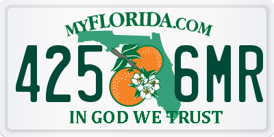 FL license plate 4256MR