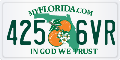 FL license plate 4256VR