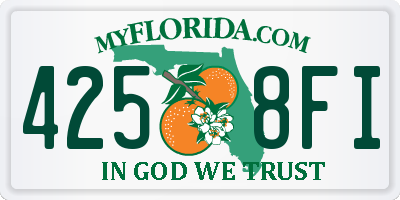 FL license plate 4258FI