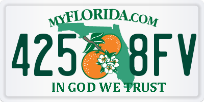 FL license plate 4258FV