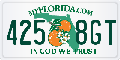 FL license plate 4258GT