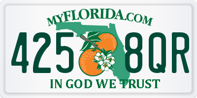 FL license plate 4258QR