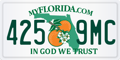 FL license plate 4259MC