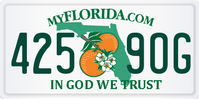 FL license plate 4259OG