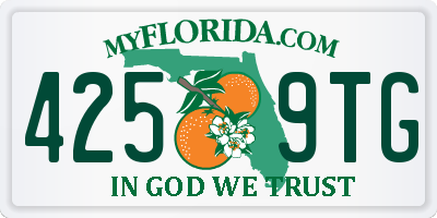 FL license plate 4259TG