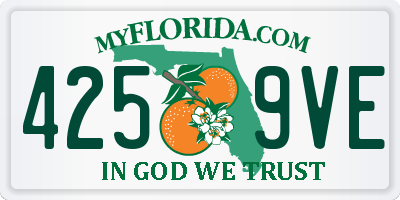 FL license plate 4259VE