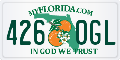 FL license plate 4260GL