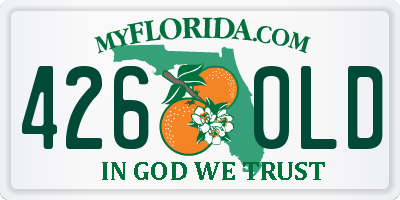 FL license plate 4260LD