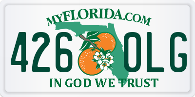 FL license plate 4260LG