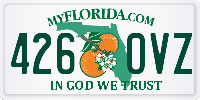 FL license plate 4260VZ