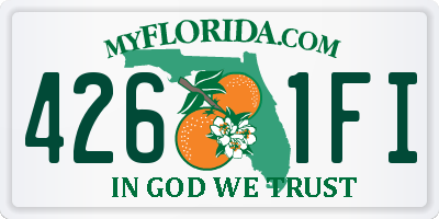 FL license plate 4261FI