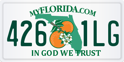 FL license plate 4261LG