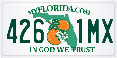 FL license plate 4261MX