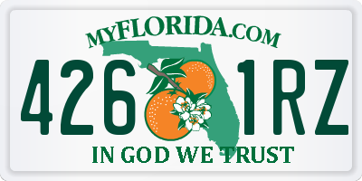 FL license plate 4261RZ