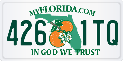FL license plate 4261TQ