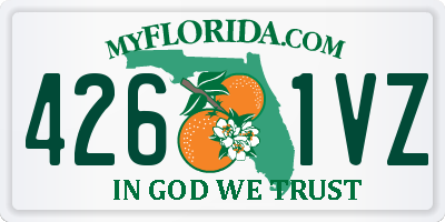 FL license plate 4261VZ