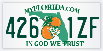FL license plate 4261ZF