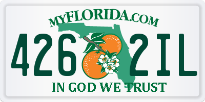 FL license plate 4262IL