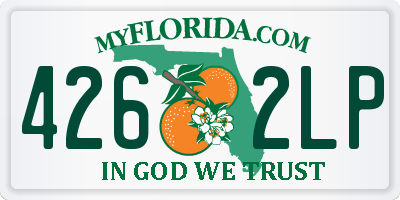 FL license plate 4262LP