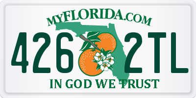 FL license plate 4262TL