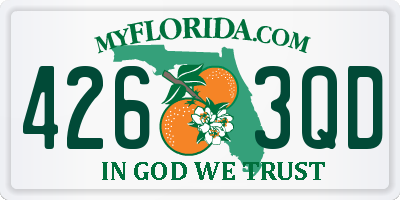 FL license plate 4263QD